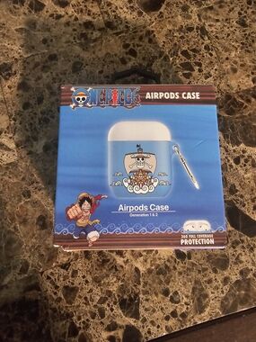 One Piece Blue AirPods Case - Compatible with AirPods Gen 1 & 2